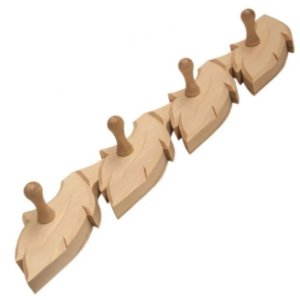 Вешалка "Листик" 4 кр~